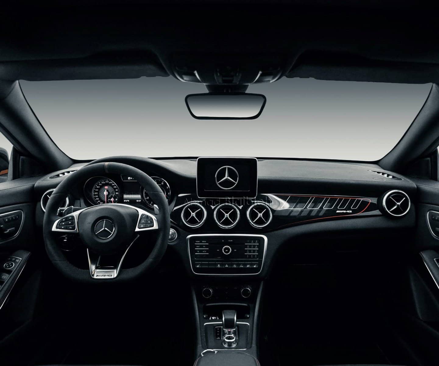 Mercedes-Benz dashboard and interior detail